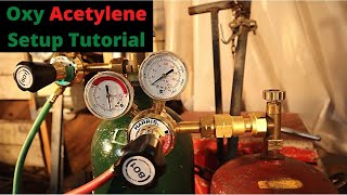 OxyAcetylene Regulator Setup Tutorial [upl. by Ellebana593]