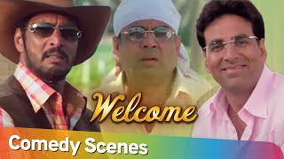 Welcome  Best Comedy Scenes  Akshay Kumar Paresh Rawal  Nana Patekar  Bollywood Comedy [upl. by Saduj50]