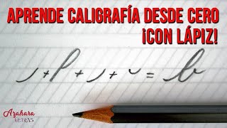 ➡️ APRENDER CALIGRAFÍA DESDE CERO  Pauta PDF [upl. by Nelram]