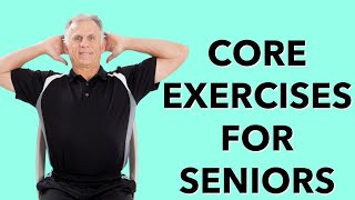 Simple Seated Core Strengthening Workout for Seniors At Home [upl. by Amarillis]