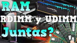 Se Puede Poner Una Memoria Ram RDIMM y UDIMM Juntas Buffered amp Unbuffered✅ [upl. by Laenahtan]