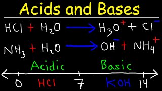 Acids and Bases  Basic Introduction  Chemistry [upl. by Bartolemo]