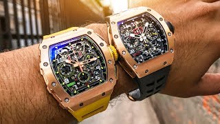 Richard Mille Watches – RM 1101 vs RM 1103 Luxury Watch Review [upl. by Haikan]