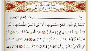 Surah Al Anam  Saad Al Ghamdi surah anaam with Tajweed [upl. by Akcinat]