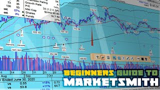 Complete Beginners Guide to MarketSmith Chart Reading List Construction Data Points and more [upl. by Aicinad]