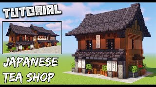 How To Build A Japanese Tea Shop  Minecraft Tutorial [upl. by Chelsea]