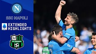 Napoli vs Sassuolo Extended Highlights  Serie A  CBS Sports Golazo [upl. by Michale]