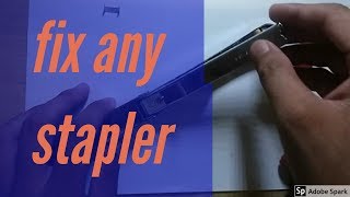 how to fix  repair a stapler [upl. by Chapland]