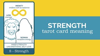 Strength Tarot Card Reading and Meaning [upl. by Nesaj]