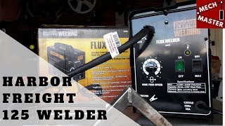 Harbor Freight 125 Welder Review Setup and Test [upl. by Eitsyrk907]