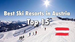 Top 15 Best Ski Resorts In Austria 2022 [upl. by Nalani736]