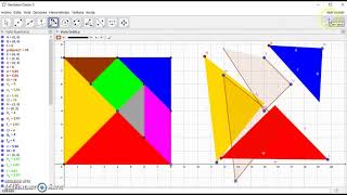 Tutorial para crear un Tangram con GeoGebra [upl. by Hgeilyak]