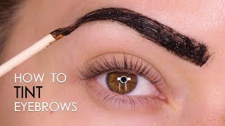 How To Tint Brows At Home Tutorial  Shonagh Scott [upl. by Carleen]