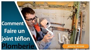 COMMENT FAIRE UN JOINT TÉFLON [upl. by Fabi718]