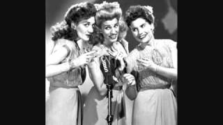 Chattanooga Choo Choo  The Andrews Sisters wonscreen lyrics [upl. by Underwood]