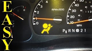 Air Bag Light Flashing How to diagnose and fix [upl. by Eilhsa]