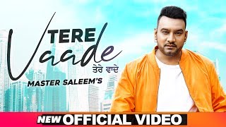 Tere Vaade Official Video  Master Saleem  Latest Punjabi Songs 2020  Speed Records [upl. by Charlene934]