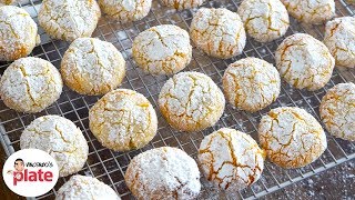 AMARETTI BISCUITS  How to Make Almond Amaretti Cookies [upl. by Ilowell]