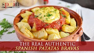 Authentic Spanish Patatas Bravas Recipe [upl. by Clywd151]