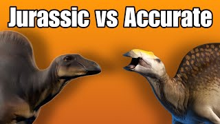 Ouranosaurus Jurassic vs Accurate [upl. by Lezley982]