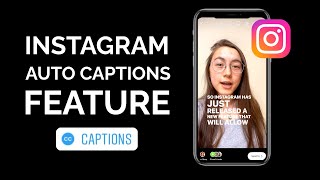 How to Add Auto Captions to Instagram Stories New Captions Sticker and Feature for Stories [upl. by Carman]