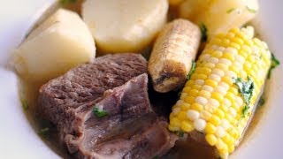 COLOMBIAN SANCOCHO DE COSTILLA DE RES  How To Make A Short Rib Beef Sancocho  SyS [upl. by Smeaj]