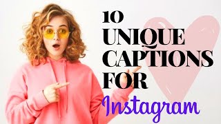 Captions for Instagram  Best Unique Captions  Best Captions For Instagram [upl. by Trueman]