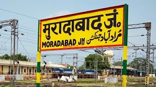 Moradabad Railway Station Train Announcement [upl. by Llertniuq654]