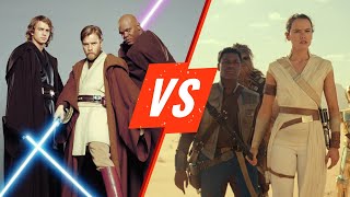 Star Wars Prequels vs Sequels  Rotten Tomatoes [upl. by Orlanta]