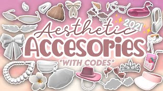 AESTHETIC ACCESSORIES CODES FOR BLOXBURG 2021 80 PT 3 [upl. by Initof]