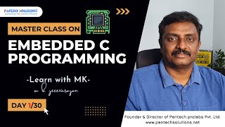 Master Class on quotEmbedded C ProgrammingquotDAY 130  M K Jeevarajan [upl. by Aihsoek]