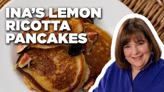 Barefoot Contessas Lemon Ricotta Pancakes with Figs  Cook Like a Pro  Food Network [upl. by Nyleahcim728]