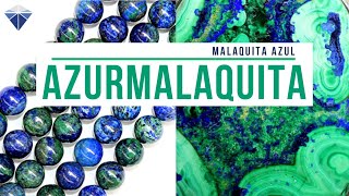 Azurmalaquita  Malaquita azul  Minerals Channel [upl. by Amy116]