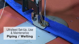 Piping Installation for Sailrite Ultrafeed Sewing Machine [upl. by Lauree754]