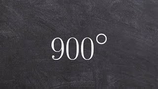 Determine two coterminal angles for 900 degrees [upl. by Baal582]