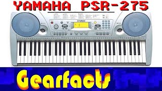 Yamaha PSR275 Demo and review Quite nice [upl. by Terrye43]