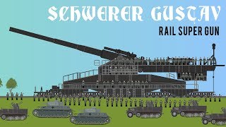 Schwerer Gustav  Rail Super Gun Behemoth [upl. by Yanat]