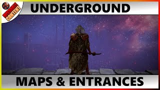 ELDEN RING All Underground Map Locations amp All Underground Entrances How To Reach All Areas [upl. by Yleme653]