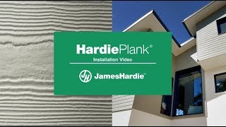 Hardie® Plank cladding installation video [upl. by Ellasal326]