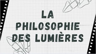 COURS 1 La Philosophie des Lumières [upl. by Lindsy]