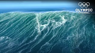 Are these the largest Waves ever surfed  Nazare 2020 The Beast Awakens [upl. by Aciretehs707]