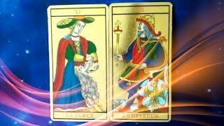 LA FUERZA y TODOS los ARCANOS MAYORESCOMBINACIONES TAROT [upl. by Oicneconi]