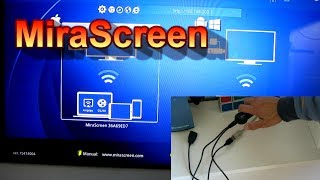 Miracast Dongle HDMI MiraScreen WiFi Display Receiver Unboxing amp Testing [upl. by Lucine484]