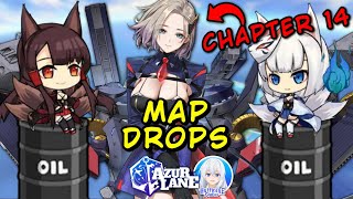 Azur Lane These 14 Ships are ONLY obtainable as Chapter Map Drops [upl. by Sweet]