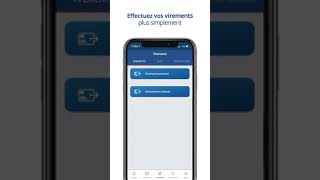 Banque au quotidien APPLI MOBILE Virements [upl. by Einnus]