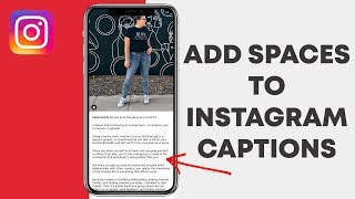 How to add spaces to Instagram Captions amp Bio EASY [upl. by Trinidad]