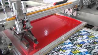 Oval Automatic Screen Printing Machine [upl. by Aliwt912]