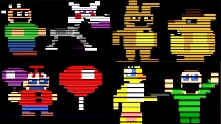 Five Nights at Freddys 3 ALL SECRET MINIGAMES [upl. by Latsirhc]