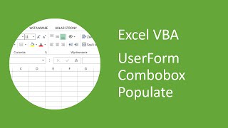 Excel VBA UserForm Combobox Populate using Rowsource and Range Name [upl. by Aenat]