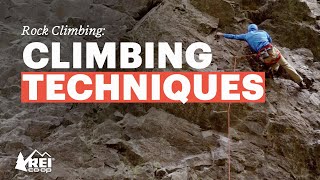 Rock Climbing Climbing Techniques [upl. by Mcclimans]